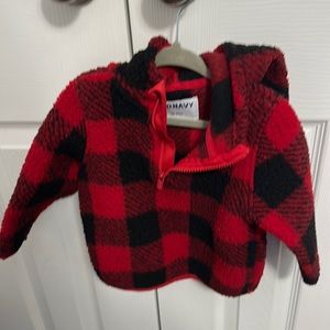 Sherpa fleecy old navy toddler/baby Buffalo check